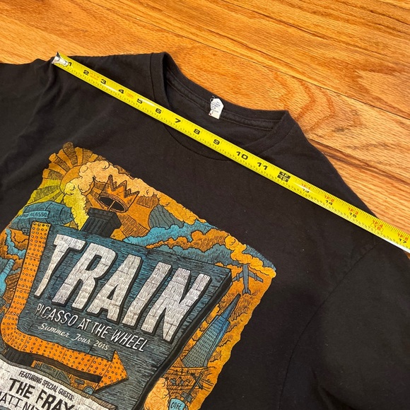 Train Band T-shirt Mens Large Unisex Alt Rock Music Concert Casual Grunge Y2K. - Picture 5 of 5